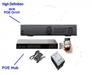 High Definition 32Channel 1.5U Case NVR 12MP IP Camera 4TB HDD Compelet System