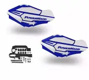 Powermadd Sentinel Handguards Guards Blue White Snowmobile Snow Ski Doo Summit