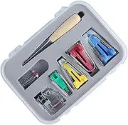 Multi Function Electric Sewing Machine Accessory Set DIY Quilting Tools with Bias Binder Feet Ball Point Pins for Precision Crafting