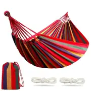 Durable Camping Hammock with Tree Straps - 450lbs Capacity