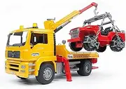 Bruder 1:16 Man TGA Breakdown Tow Truck w/Cross Country Vehicle Kids 4y+ Toys
