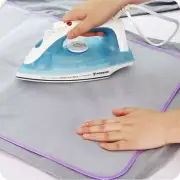 Cloth Protective Press Mesh Insulation Ironing Board Mat Cover Random Col-RR