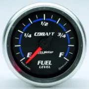 Autometer Cobalt Fuel Level Gauge Programmable Electric - 2 1/16 Inch, Full Sweep, AU6114