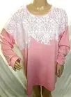 N Touch Women Size S M L XL Sachet Rose Mauve Sweater Top Blouse Shirt Hi Lo
