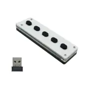 Silent Silicone Bluetooth Custom Programming Macro Keyboard 5-Keys Macropad8118