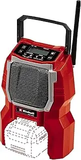 Einhell Battery Radio TC-RA 18 Li BT - Solo Power X-Change (Li-Ion, 18 V, 10 W Speaker, Bluetooth, Automatic Station Search Function, Illuminated LCD Display, Battery and Charger Not Included)