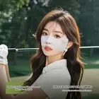 Half Face Women Face Mask Ice Silk Face Sunscreen Mask for Golf Sports