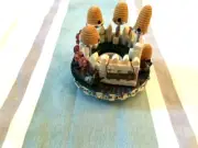 Our America by Yankee Candle : Capper Topper " Bees Keepers Garden"