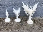 Athalia Resin Fairy Figure Lot Of 3 32mm Scale Printomancer Forces Of Nature