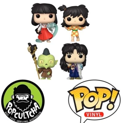 Inuyasha - Sengoku Pop! Vinyl Figure Bundle (Set of 4) "New"