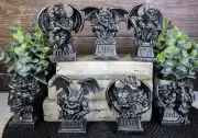 Ebros Allegorical Seven Deadly Sins Gargoyle Figurine Set of 7 4 1/8" Tall