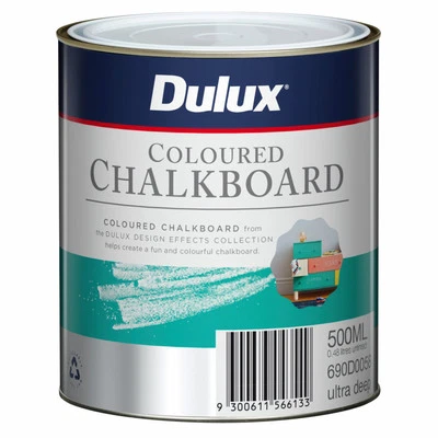 dulux design effects 500ml coloured chalkboard ultra deep paint 5l