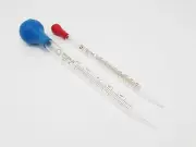 Set of 2 Graduated Medicine Glass Droppers 5ml, 10ml Transfer Pipet Pipette 8"