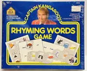 Vintage Captain Kangaroo's Rhyming Words Game by School Zone 1987 Sealed.