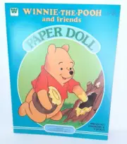 Vintage Disney Winnie The Pooh Paper Doll Book 1980 NEW UNCUT Whitman