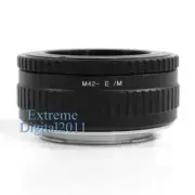M42-E/M Macro Adjustable Focus Helicoid Macro Tube Adapter for Sony E NEX Camera