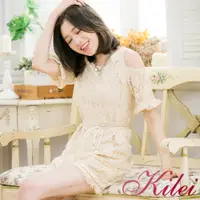 在飛比找蝦皮商城優惠-【Kilei】女裝 洋裝 短袖洋裝 短洋裝 挖肩 女生衣著 