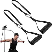 fuxunamz Cable Pull Handles, Triceps Rope Cable Attachment, Bicep Pull Rope, Fitness Equipment Home, for Resistance Handle, Pull Cord for Strength Training Equipment, Integrated Trainer Fitness