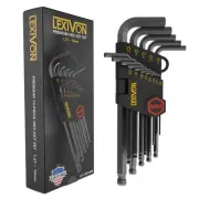 Allen Wrench Set, 13-Piece Premium Metric Hex Keys, L-Shaped Long Arm Ball En...