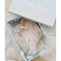 在飛比找蝦皮購物優惠-Bella belle 綁帶婚鞋 US 5.5 (22.5c