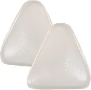 [GLSTOY] 2pcs Women Inserts Removable Silicone Pads for Sports Bras Shape Transparent Design for Boosting Bust and Enhancing Confidence