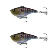 2x 13 Fishing 2.5 Inch El Diablo Vibe Lipless Crank Lures - Rusty Bream