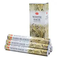 在飛比找ETMall東森購物網優惠-印度進口HEM White Sage白鼠尾草線香凈化空氣空間