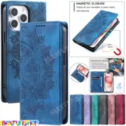 For iPhone 16 15 14 13 12 11 Plus Pro Max XS R SE Case Leather Wallet Flip Cover
