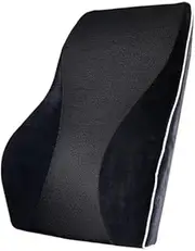 Lumbar Support Pillow for Office Chair, Ergonomic Back Support for Office Chair, Car, Computer, Gaming Chair, Sofa Back Support, Recliner Memory Foam Back Cushion for Pain Relief Improve Posture