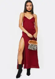 [Motel] Raspberry Cheetah Hime Dress