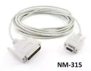 15ft DB9 Female to DB25 Male Serial Null Modem Cable - CablesOnline NM-315