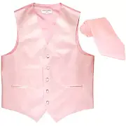 New Men's Formal Tuxedo Vest Waistcoat_Necktie pink wedding special occasion