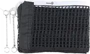 Sanung Table Tennis Net,C-Y2 Portable Ping Pong Table Thicken Replacement Net Impact Resistant for Any Standard Size Table,Black