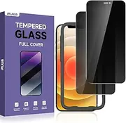 ruwa Screen Protector for Apple iPhone Display Tempered Glass Film with Easy Installation Frame, 9H Hardness, Scratch Resistant, Case Friendly, Full Coverage