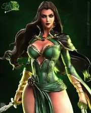Talia Al Ghul Statue 3D Print Unpainted/Unassembled