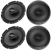 4 x PIONEER TS-A1678S 6.5-INCH 6-1/2" 320W MAX CAR AUDIO 3-WAY COAXIAL SPEAKERS