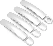 Car Door Handle for Skoda Octavia 2004-2012 Car Stickers Decoration Chrome Door Handle Cover Refit Car Accessories Door Panel Handles(B)