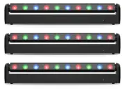 3 Chauvet DJ COLORband PiX-M ILS RGB LED Moving Strip Effect/Blinder/Wash Lights