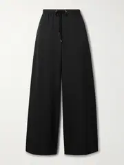 [James Perse] James Perse - Matte-satin Wide-leg Pants - Black - 1 1 Black