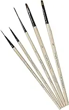 Robert Simmons Simply Simmons Value Brush Sets Devilish Detail Set Set of 5