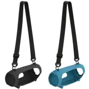 Silicone Cover with Shoulder Strap for JBL Charge 5 Speaker Convenient Carrying