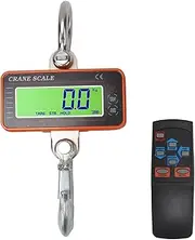 [JAJAJ] Industrial Digital Crane Scale Heavy Duty Hanging Scale LED Display Portable High Accuracy Digital Crane Scale 1500kg 3000lb Clear Reading for Industrial Use for Farm,Livestock,Factory,Construction
