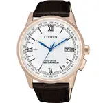 【聊聊私訊甜甜價】CITIZEN 星辰電波錶光動能萬年曆CB0152-16A 玫瑰金/42.7MM