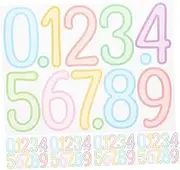 jojofuny 5 Sheets Self Adhesive Number Stickers for Vinyl Mailbox Numbers Removable Stickers for House Address Signs Educational Tool for Early Learning