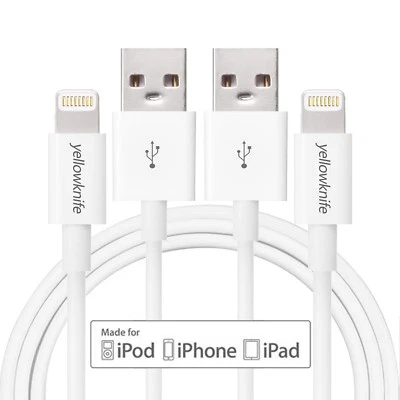 2X 3m 8PIN USB Charging Cable Cord MFI Genuine Apple iPhone 14 13 SE XR iPad 6