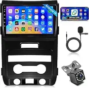 Rimoody Car Radio for Ford F150 SVT Raptor 2009 2010 2011 2012, Android 13 Car Stereo Mirror Link GPS Navigation WiFi 9 Inch Touch Screen Bluetooth FM EQ+ Backup Camera