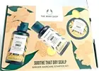 Body Shop Ginger Soothe Dry Scalp Care Hair Kit Shampoo Conditioner Scrub Easter