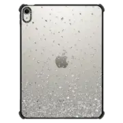 iPad Air 11-inch (M2/M3) iPad Impact Case Silver Stars Rain Transparent