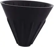 Gadpiparty Durable Reusable Silica Gel Coffee Filter Funnel Practical Kitchen Tool for Brewing Alternative to Filters Easy to Clean and Maintain
