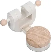 NOLITOY Adjustable No Punching Shower Holder Bracket for Handheld Showerhead Removable Wall Mount with Dual Hooks Lightweight and Compact Design for